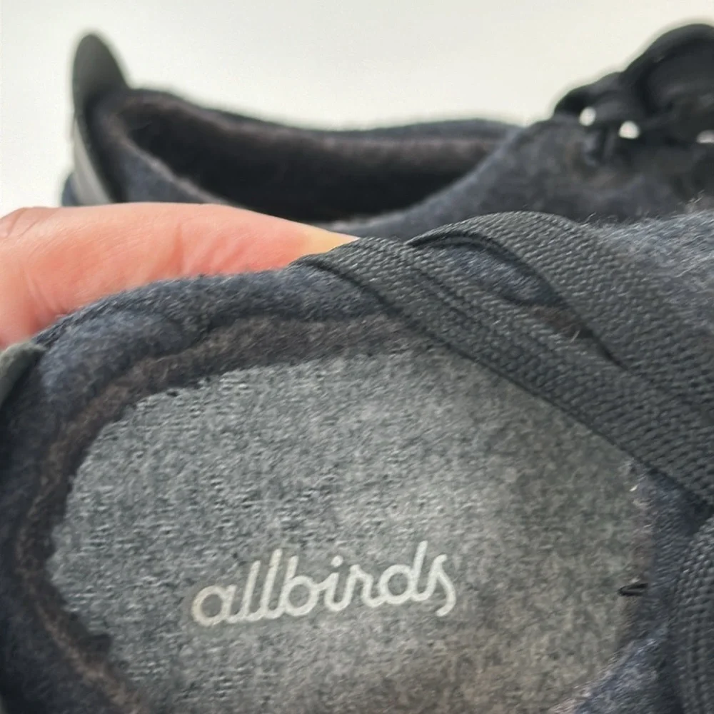 Allbirds WP Wool Pipers Sneakers Black Size 8